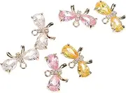 [Yardenfun] Bow Jewelry Charms 6pcs Charm Set for Diy Earring Necklace Bracelet Making