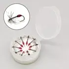 Set of 10 Fly Hooks for Fishing Ant Lures with Effective Fish Attraction
