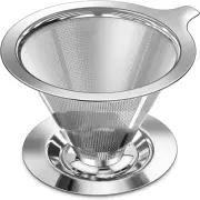 Pour over Coffee Dripper, Slow Drip Paperless Coffee Filter, Pour over Coffee Ma
