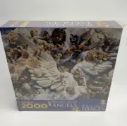 VINTAGE FACTORY SEALED Springbok 2000Pcs Jigsaw Puzzle #Multitude Of Angels