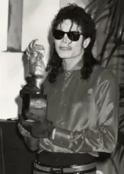 Michael Jackson at BMI Awards at Beverly Wilshire Hotel in B - 1990 Old Photo 3