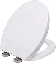 Quick Release Soft Close Toilet Seat White Bathroom Heavy Duty