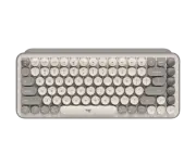 Logitech POP Keys Wireless Mechanical KB With Emoji Keys - Mist Sand