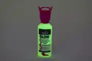 Tulip 1.25oz Yellow Glow in the Dark Luminous Fabric Paint Arts Crafts Projects