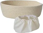 Bannetons Bread Proofing Basket, Oval Bread Bannetons Basket, Sourdoughs Baking Supplies, Sourdoughs Starter Bowls, Handmade Rattan Baskets with Liners, for Professional/Home Bakers Baking