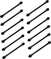 Baluue 30pcs Double Ended Eye Shadow Stick Dual-side Eyeshadow Sponge Eyeshadow Stick Double Head Eyeshadow Sticks Eyebrow Eyeshadow Cosmetic Applicator Make up Kit Plastic