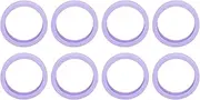 [Baxnore] 8PCS Silicone Luggage Wheels Covers, Watertight Suitcase Wheel Cover, Luggage Wheel Protector, Luggage Wheels Protective Covers for Suitcase (Purple)
