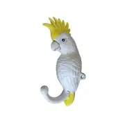 Cast Iron Cockatoo Bird Hook Hanger 18cm