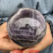 1.23LB Natural dreamy amethyst ball quartz crystal 73mm sphere gem healing XQ970