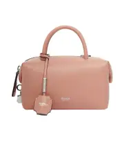 Small natural leather satchel bag One size pink