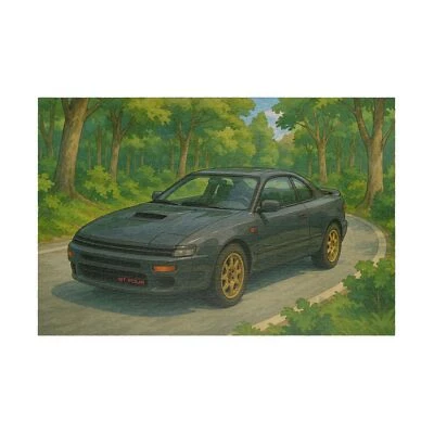 ST185 Toyota Celica GT-Four Ghibli Animation 1014-Piece Jigsaw Puzzle