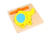 5pc Tooky Toy Mini Tray Chunky Puzzle Learning/Coordination Helicopter 12m+