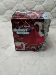 HERSHEY'S KISSES Red Dessert Milk Chocolate Fondue 2006 Set Model #58930H w/Box