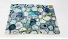 Mix Agate Coffee Table Top, Agate Center Sofa Slab Top, Patio Geode Table Decor