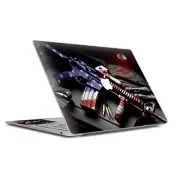 Skin Decal Wrap for MacBook Air Retina 13 Inch - Military Rifle America Flag