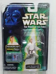 Star Wars Kenner Potf2 Luke Skywalker Commtech Chip Action Figure ~ Misp