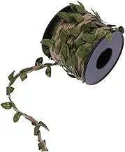 ANDRESLAD 10M Burlap Vine Ribbon Artificial Vines for Rustic Wedding Decoration DIY Crafts Event Decor Suitable for Bouquets Gardening Festivals and Home Decor