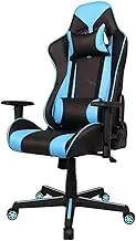 Big and Tall Gamichair Heavy Duty 400Lb Capacity High Back Video Game Chair with Pu Leather Headrest Heavy Duty Metal Base Computer Chair for Gamers Office Workers