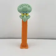 Pez Dispenser SpongeBob Square pants Squidward Orange Stem