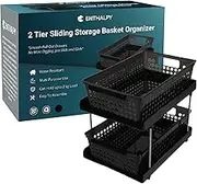 2-Tier Pull-Out Sliding Drawers – Kitchen Countertop Organizer, Under Sink Organizer, Pantry Organizer, Bathroom Storage, Home Storage & Organization, Shelf & Wardrobe Organiser