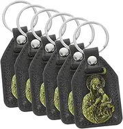 [BESPORTBLE] 6pcs Keychain Pendants Religious Hanging Decor for Bags Unique Keychain Ornaments Durable Retro Style Key Holders for Handbags and Keys Random Color