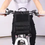Cycling Bag Bicycle Bike Handlebar Bag Front Tube Waterproof Pannier Rack Basket