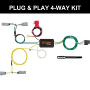 CURT 2015-2023 Dodge Challenger All Custom Wiring Harness, 4-Way Flat Output