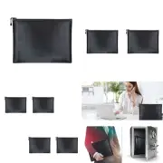 US 2 Pc 2000℉ Fire Proof money Bag Fireproof Document Pouch Waterproof Safe Cash