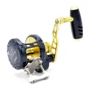 Size 50 Conventional Fishing Reel RH 5.3:1 Stainless Steel Main and Pinion Gears