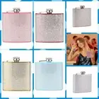 Stainless Steel Rhinestone Alcohol Bottle Diamonds Hip Flasks Wine Whisky Pot