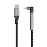 Valore CA-005 USB-C to Lightning Cable - 1m - Black - 90-degree elbow design [CA-005]