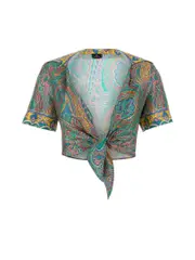 Etro Silk Cropped Shirt