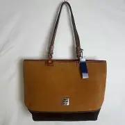 Dooney & Bourke Medium Lee Tote in Camel Suede NWT $298