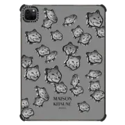iPad Pro 11-inch (3rd/4th gen) iPad Impact Case Maison Kitsuné Silver Tablet Case