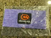 Orange Mud Headband Purple Loop Hook Changeable Patch Sweatband NEW Sealed