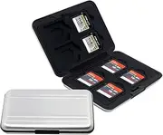 Durable Waterproof Memory Card Case - Protective Holder Box for Micro SD, SDXC, SDHC, TF Cards - Compact, Shockproof & Corrosion-Resistant - Holds Up to 8 Cards