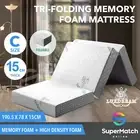 Trifold Mattress Mat Memory Foam Camping Foldable Sofa Floor Sleeping Pad 15CM
