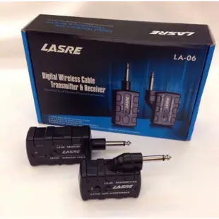 立昇樂器 LASRE LA-06 無線發射 接收器 無線導線 導線 電木吉他 電吉他 電貝斯 鍵盤 樂器導線 免運 表演