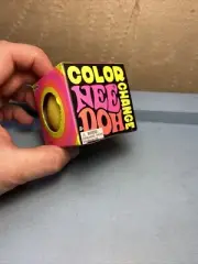 Schylling Nee Doh Color Changing (yellow/orange)Stress Ball Shipped Stress Ball