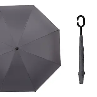 反向折疊傘 自動折疊傘 自動反折傘 純色雨傘反向傘男女大號雙人車用車載晴雨兩用傘加大長柄雨傘『cyd4450』