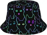 [GTEVUTS] Psychedelic Bucket Hat Fisherman Cap for Women Men, Trippy Art Casual Travel Beach Sun Hats for Summer