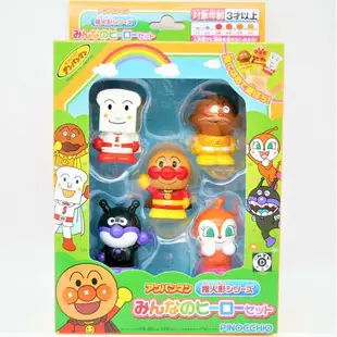 真愛日本 麵包超人 ANPANMAN 細菌人 指偶 人形玩具 5入組 指套 玩具 禮物