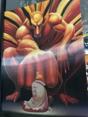 ✅ Naruto Shippuden Lenticular Holographic Art Kurama 9 Tail Fox Kyubi 16 X 12