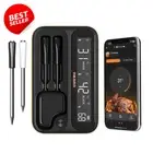 Wireless Bluetooth BBQ Thermometer INT-12-BW, Meat Probe, IP67 Waterproof, Fast