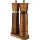 Salt and Pepper Grinder Set,Wooden Salt and Pepper Mill Shaker Easy8883