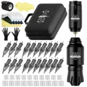 Wireless Tattoo Complete Battery Case Needle Power Ink Rotating Tattoo Pen Set