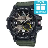 在飛比找momo購物網優惠-【CASIO】G-SHOCK 極限陸上冒險家軍事設計造型雙顯