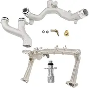 Coolant water Pipe Cooling System Kit Replacement for Land Rover Range Rover Sport LR4 for Jaguar XF XJ XE 3.0L V6 Replace LR075991 LR087558 LR122710 LR092992 LR109401 LR041788