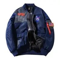 在飛比找蝦皮商城優惠-【110kg可穿】外套 NASA飛行外套男 騎士防風外套 情