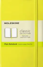 Moleskine Classic Hard Cover Notebook - PLAIN - POCKET - CITRON YELLOW (Sealed)